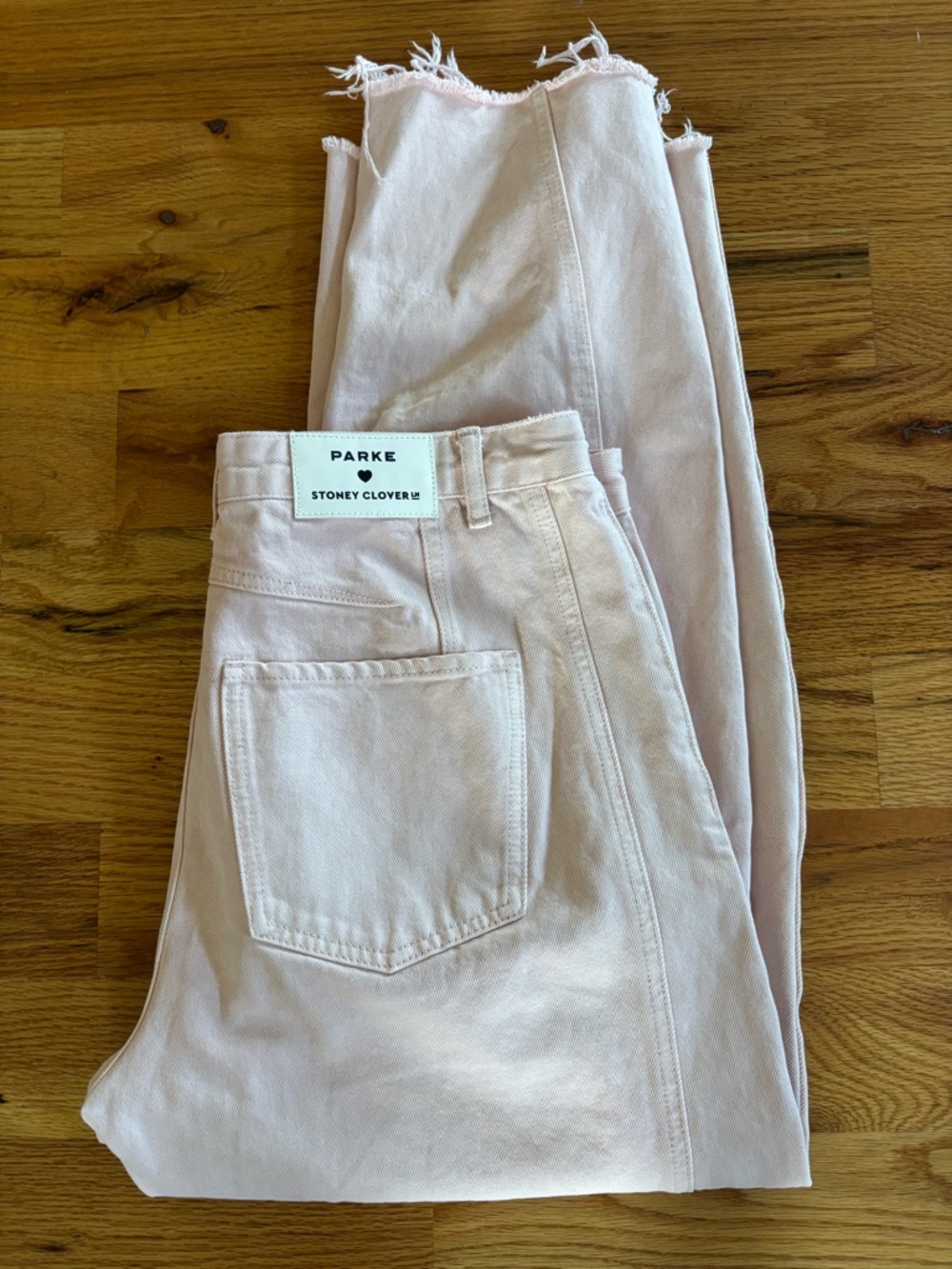 PARKE Stoney Clover Co. Light Pink High-Rise Jeans